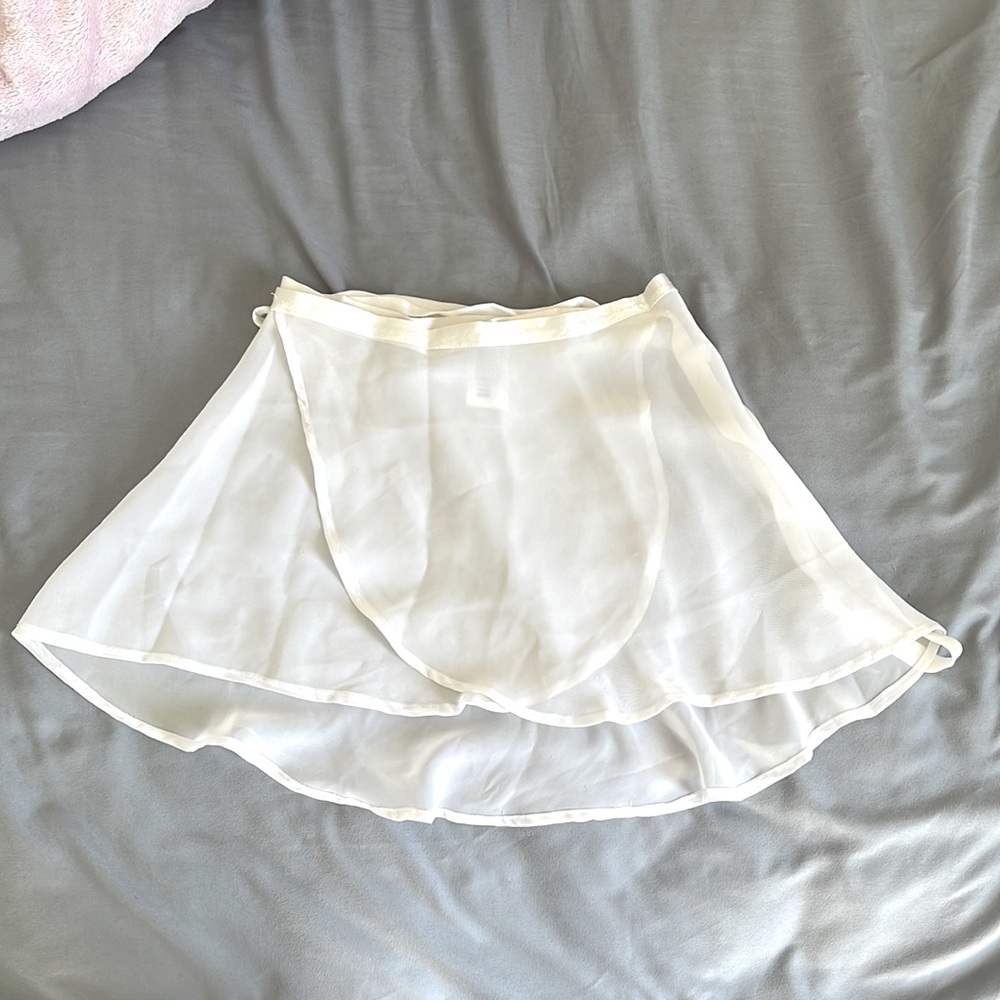 White ballet skirt